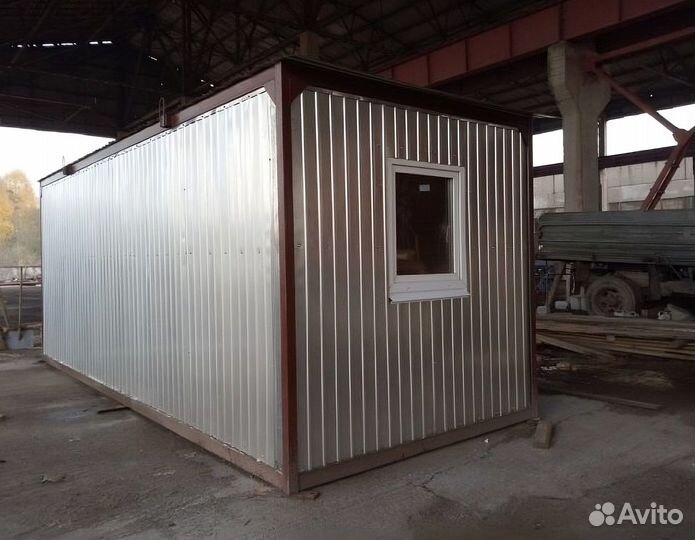 Бытовка 5*2,4*2,4, металлическая - (лдсп)