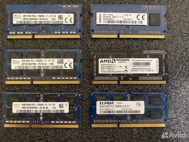 Оперативная память для ноутбука