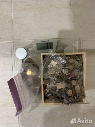 Разнобой 1 копейки образца 1997 года 7,4 кг