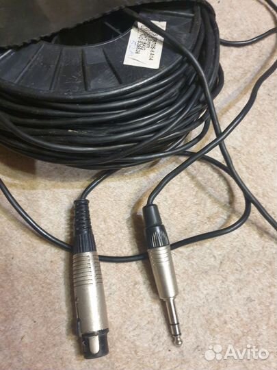 Кабель микрофонный 40м XLR-Jack