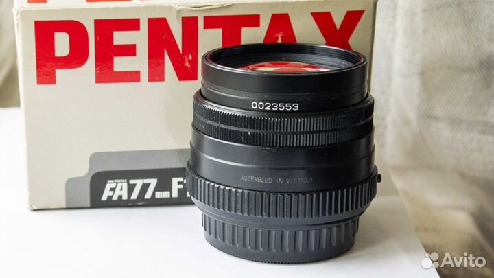 Pentax 77mm 1.8 Limited