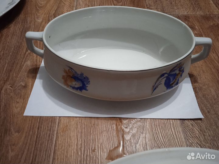 Супница фарфор Дулево 1940-1946 г