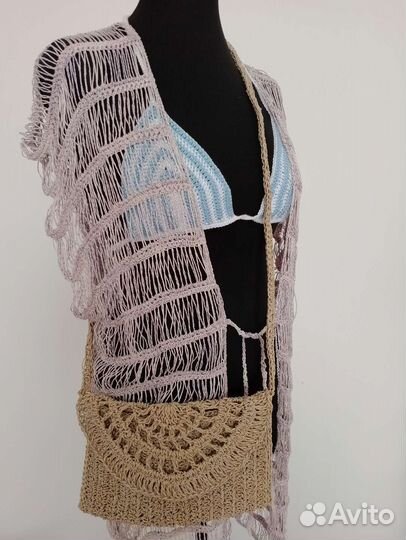 Сумка из рафии