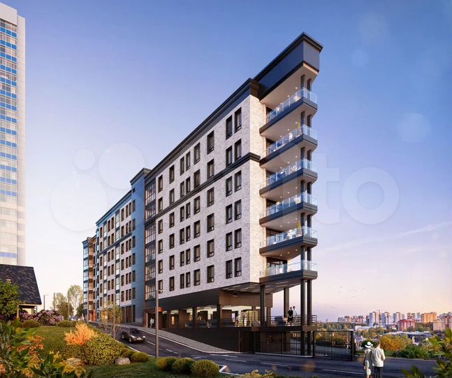 3-к. квартира, 54,7 м², 1/6 эт.