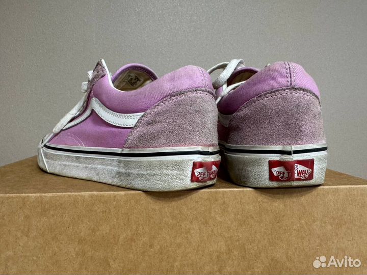 Кеды vans old skool женские розовые