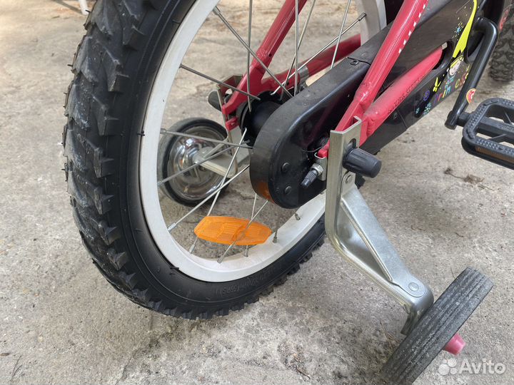 Детский велосипед 16 с ручкой