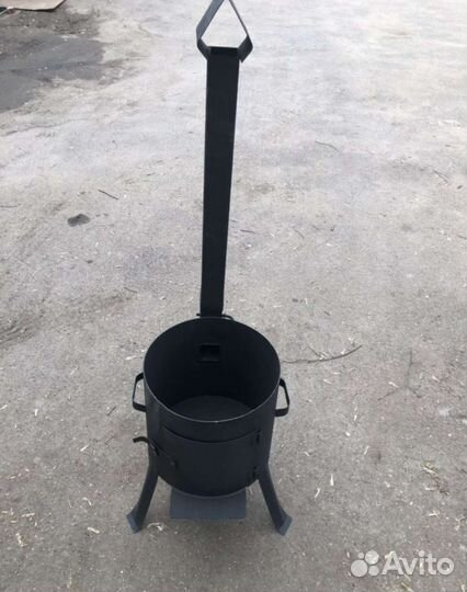 Печь для казана 12 литров с трубой