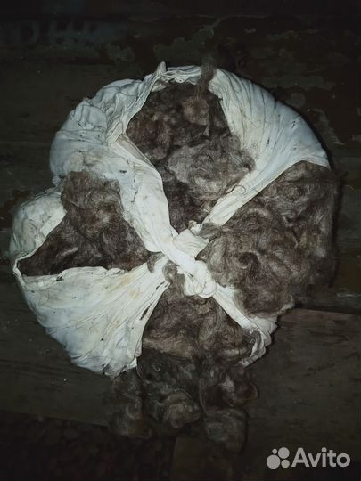 Шерсть овечья мешок