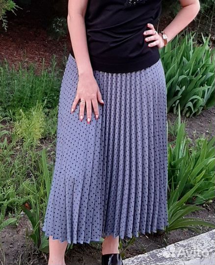 Юбка плиссерованная длинная