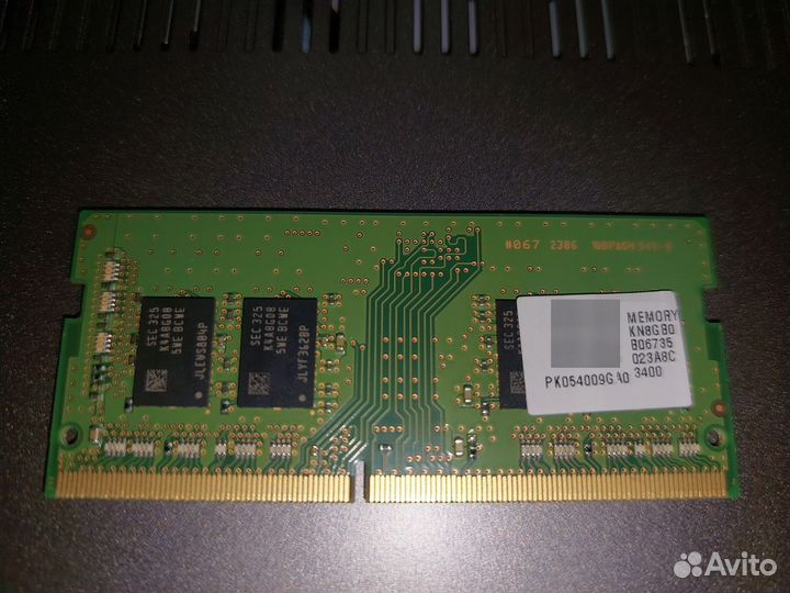 Оперативная память Samsung DDR4 8Гб для ноутбука