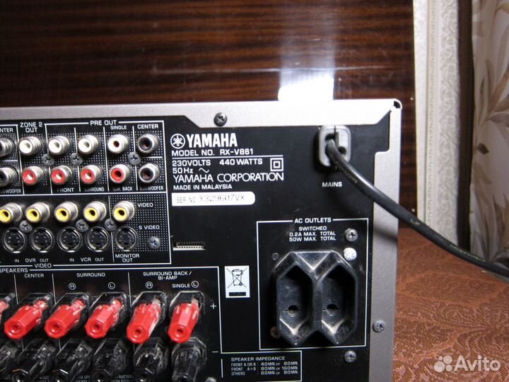 Ресивер yamaha RX-V861