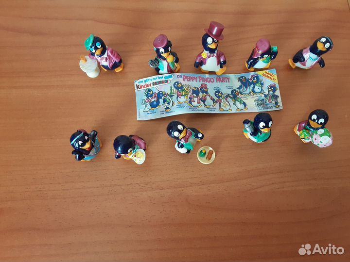 Серия киндер 90х пингвины барные