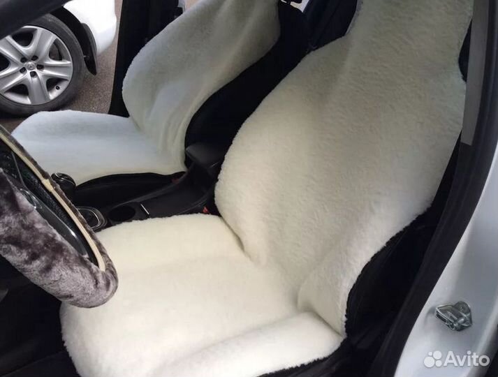 Меховые накидки из натуральной овечьей шерсти