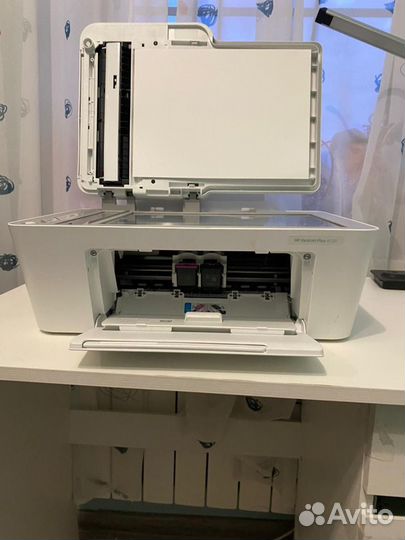 Принтер струйный мфу цветной HP desk jet plus 4120