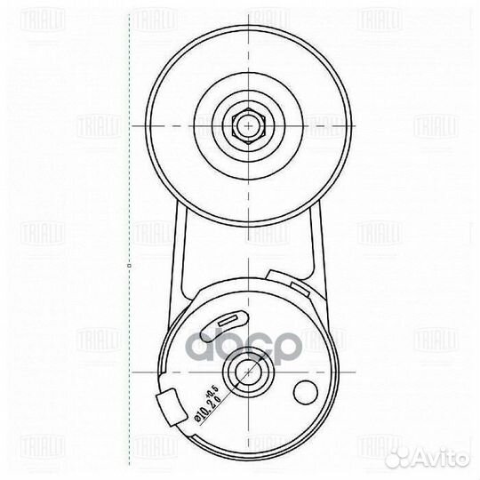 Ролик привод. ремня для а/м Chevrolet Captiva