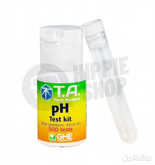 Жидкий pH тест GHE 30мл. (500 тестов)