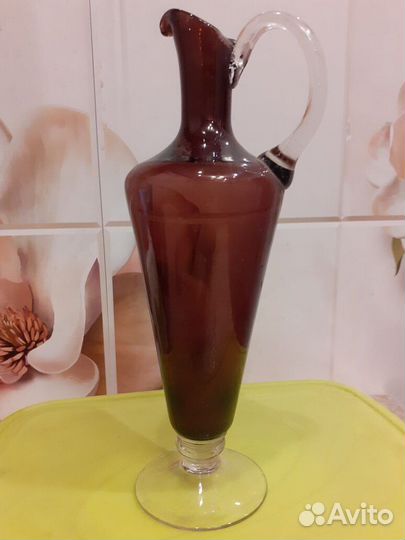 Графин СССР. Цветное стекло