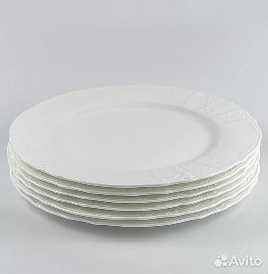 Набор тарелок фарфор 21,5 см lenardi Maria gold