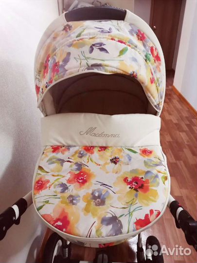 Детская коляска Indigo Madonna lux 2 в 1 серии акв