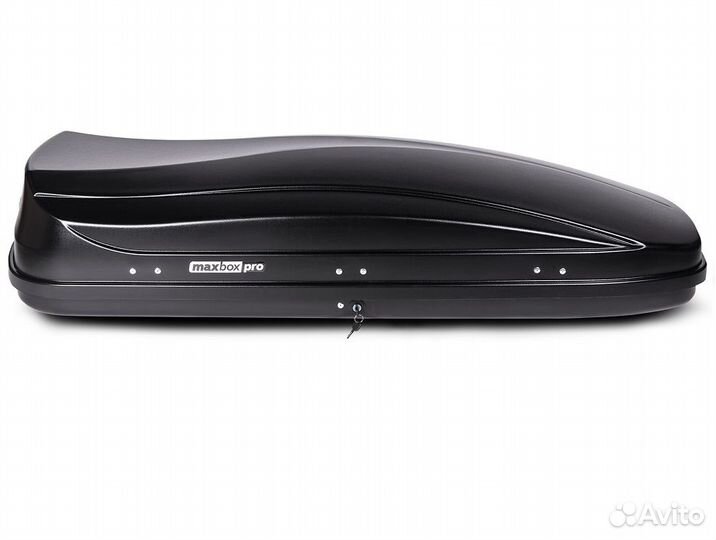 Автобокс на крышу MaxBox PRO 520 черный матовый