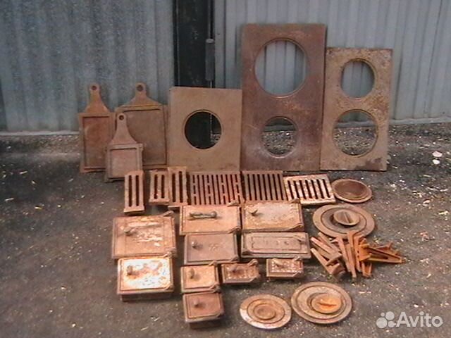 Печное литьё Колосники Плита Дверки Задвижки Ножки