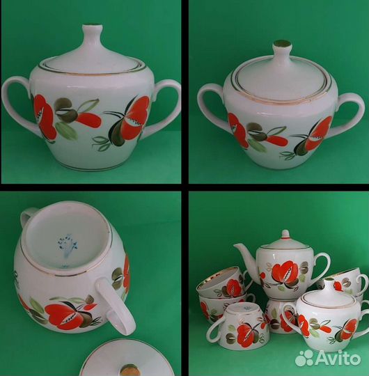 Сахарница фарфор СССР