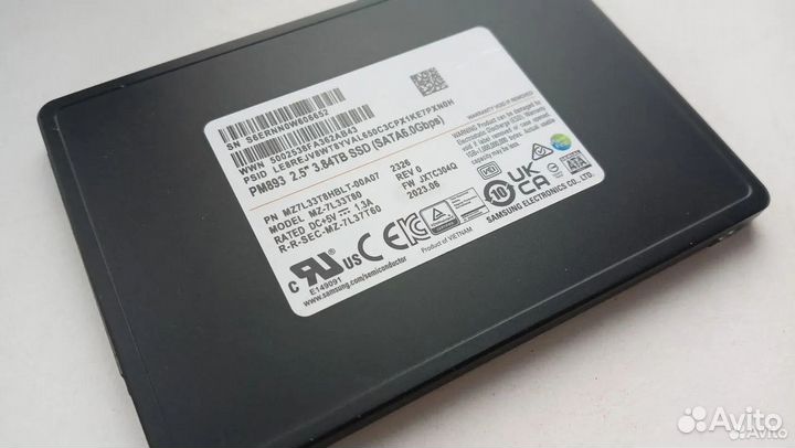 SSD Samsung 3.84Tb (Новый)