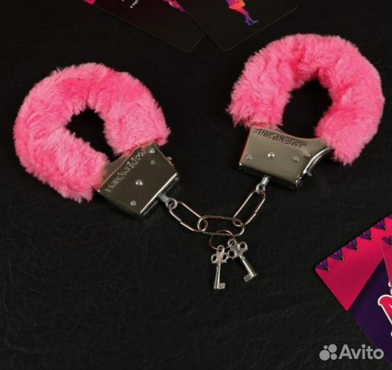 Эротический набор «Ахи-вздохи», 10 карт, наручники