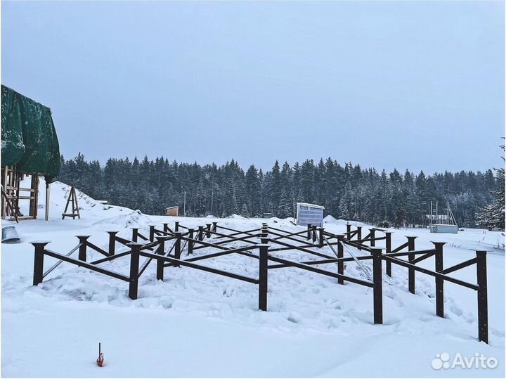 Ремонт фундамента винтовыми сваями