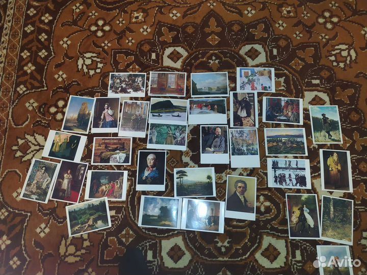 Открытки Третьяковская галерея, 32 шт. СССР 1984 г