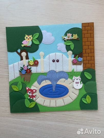 Кукольный домик из фетра