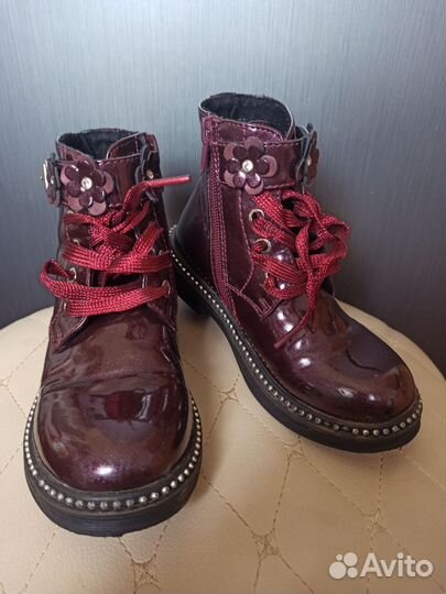 Ботинки демисезонные для девочки 29 размер