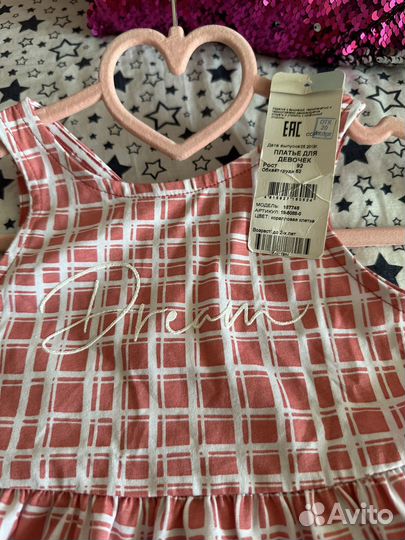 Новое летнее платье 92 размер
