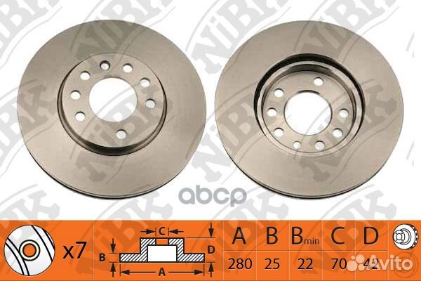 Диск тормозной opel astra G/H 98-09/meriva 03