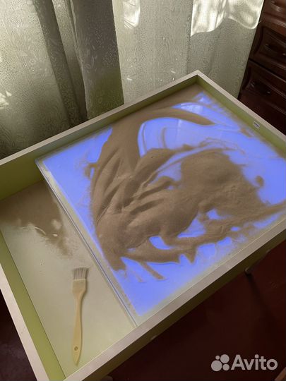 Детский световой стол с песком