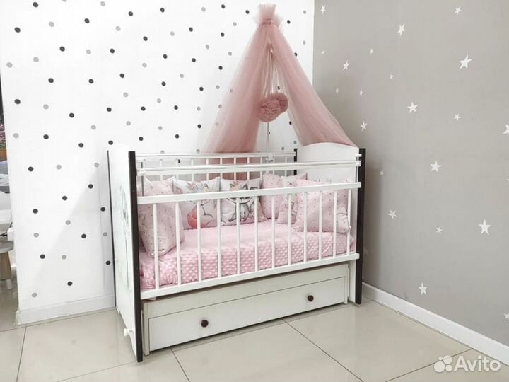 Детская кровать-качалка