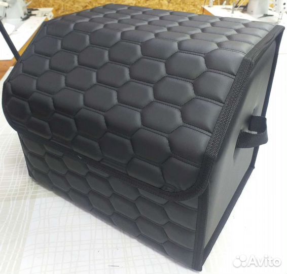 Органайзер в багажник автомобиля соты черный