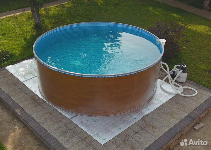 Каркасный морозостой бассейн Ларимар 3,5х1,25м