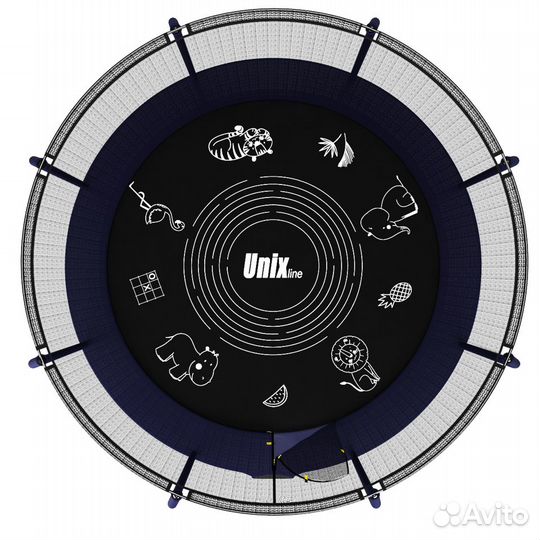 Батут Unix line Supreme Game 16 ft