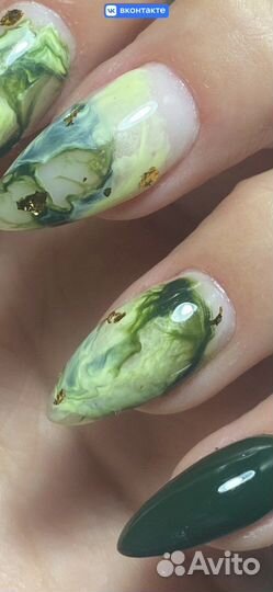 Маникюр, педикюр с покрытием гель лак, наращивание