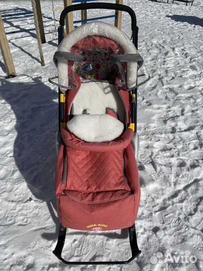 Санки коляска ника детям