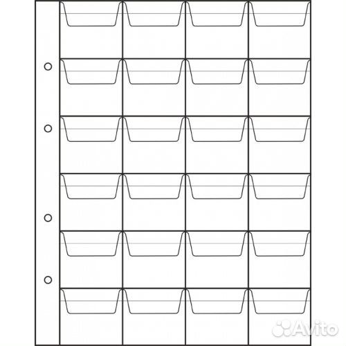 Листы для монет оптима