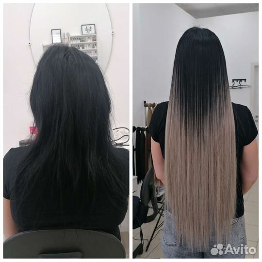 Наращивание биопротеиновых волос