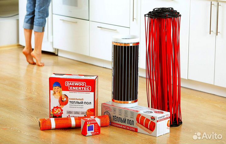 Двухжильный кабельный тёплый пол daewoo enertec