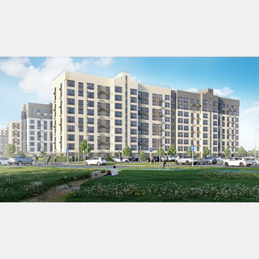 Квартира-студия, 33,4 м², 7/9 эт.