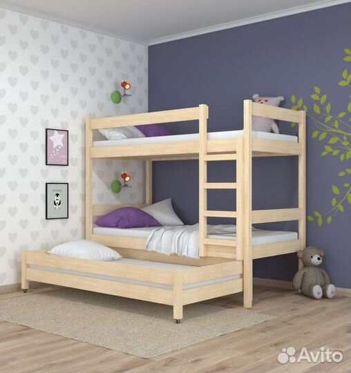 Двухъярусная детская кровать