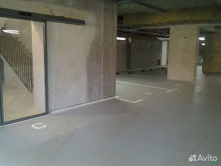 Полы для паркинга - открытая автостоянка