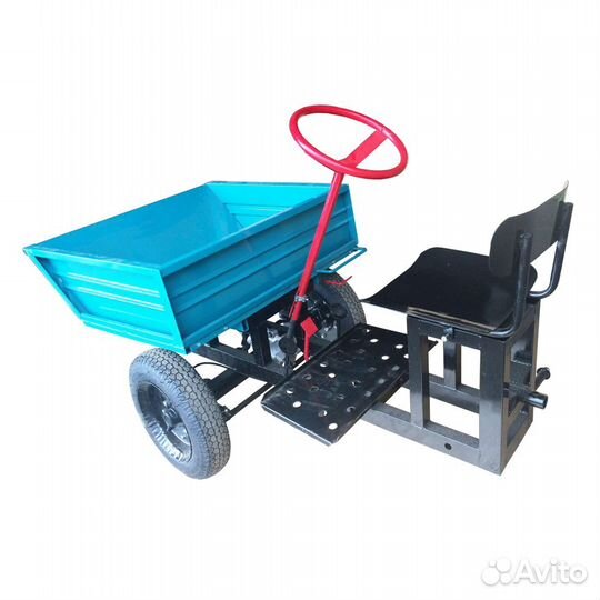 Прицеп-адаптер с кузовом передний к мотоблоку