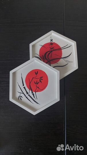 Поднос из гипса