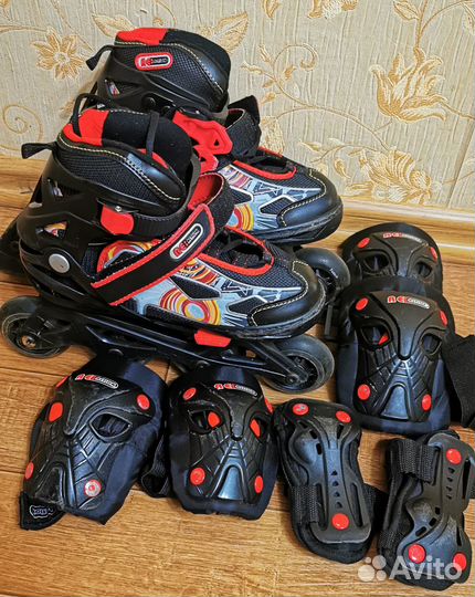 Детские ролики и защита